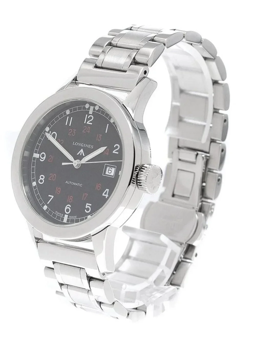 LONGINES Heritage Military L2.832.4 Date black Dial Automatic Men's Watch_970732